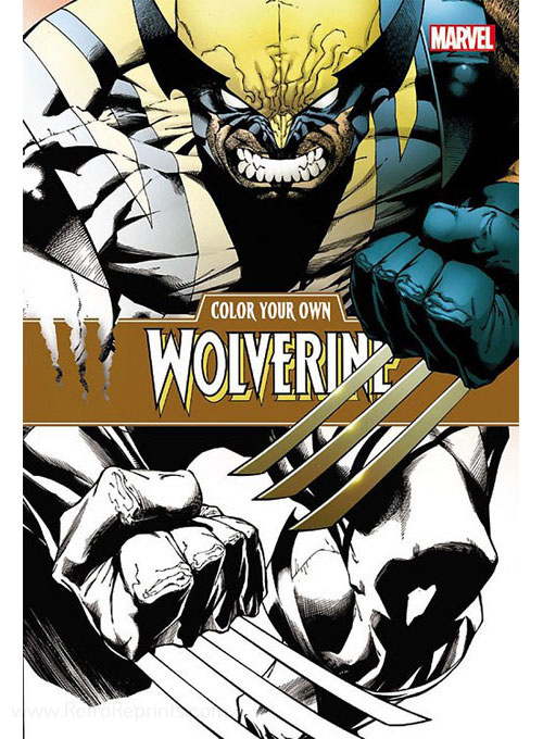 Marvel Super Heroes Color Your Own Wolverine