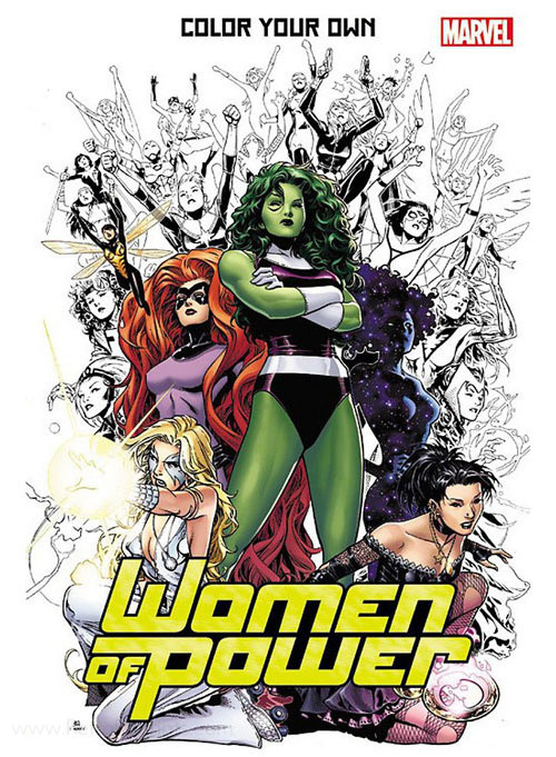 Marvel Super Heroes Color Your Own Women of Power