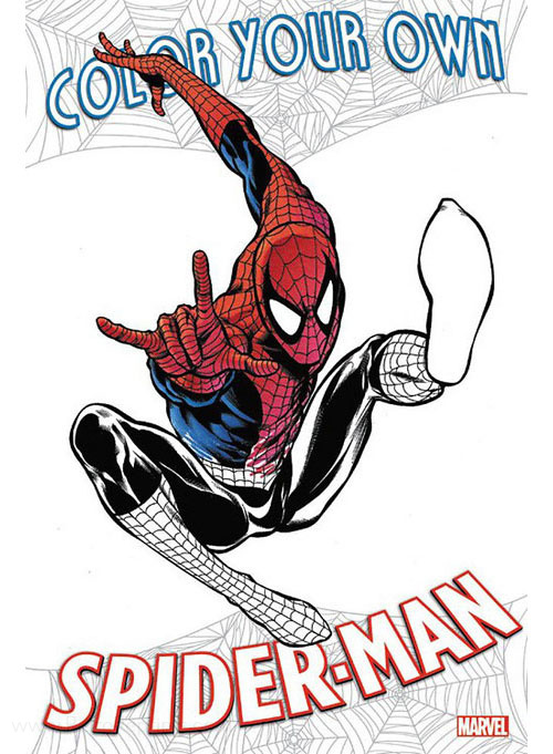Spider-Man Color Your Own Spider-man