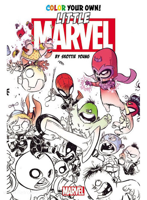 Marvel Super Heroes Color Your Own Little Marvel