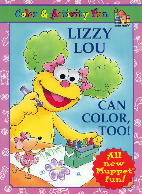 Sesame Street Lizzy Lou Can Color, Too!