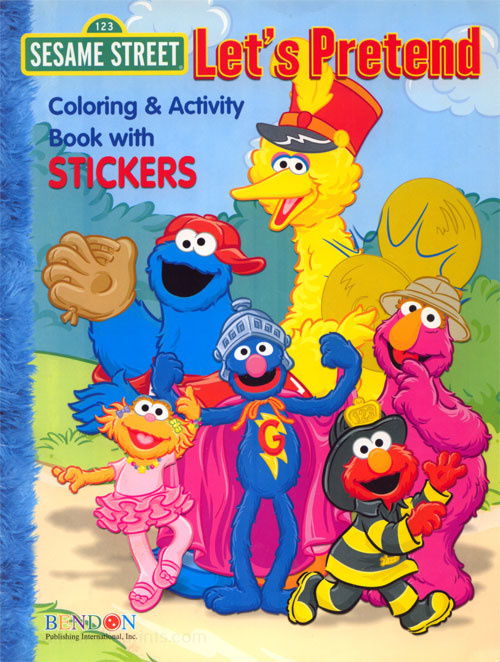 Sesame Street Jumbo Coloring & Activity Book