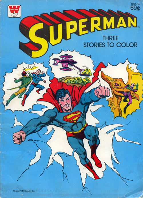 Superman Three Stories to Color