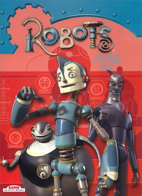 Robots Coloring & Activity Book