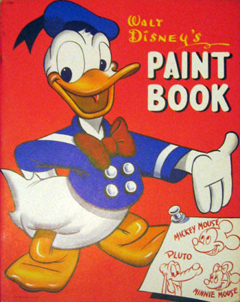 Donald Duck Paint Book
