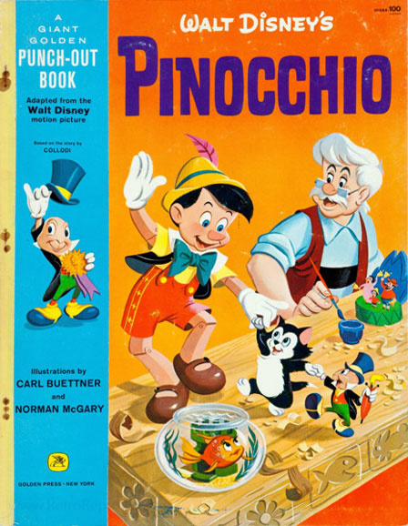 Pinocchio, Disney's Punch-Out Book