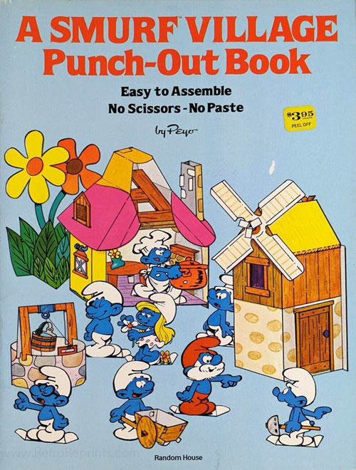 Smurfs A Smurf Village Punch-Out Book