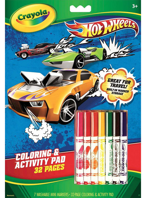 Hot Wheels Coloring & Activity Book