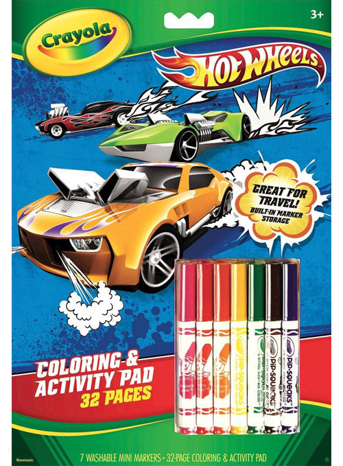 Hot Wheels Coloring & Activity Book Coloring Books at Retro Reprints