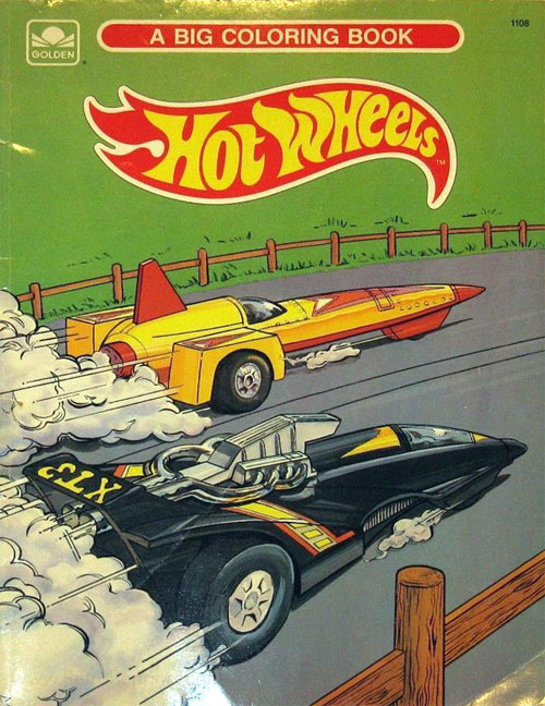 Hot Wheels Coloring Book