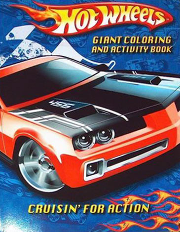 Hot Wheels Coloring Book