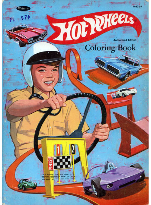 Hot Wheels Coloring Book