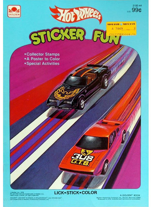 Hot Wheels Sticker Fun