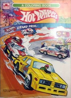 Hot Wheels Coloring Book