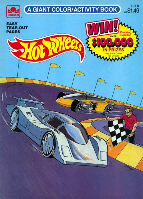 Hot Wheels Coloring and Activity Book