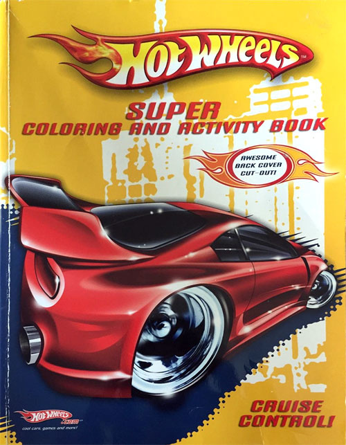 hot wheels cruise control  coloring books at retro