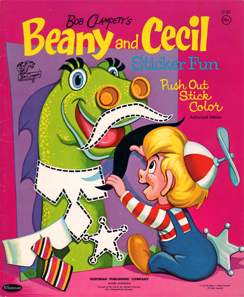 Beany & Cecil Sticker Fun