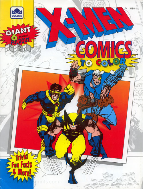 X-Men Comics to Color