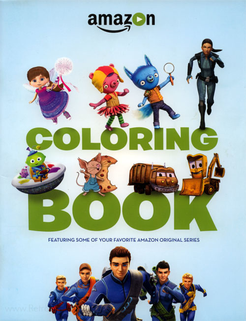 Cartoon Collection Amazon Coloring Book Coloring Books at Retro