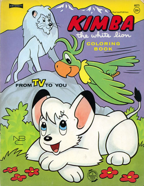 Kimba the White Lion Coloring Book