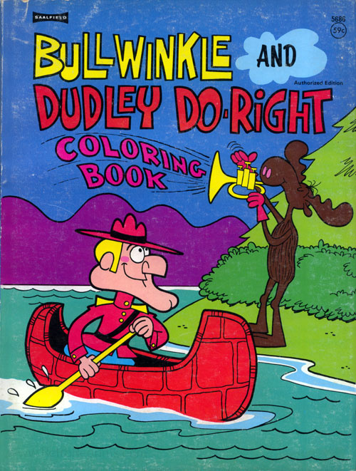 Rocky and Bullwinkle Coloring Book