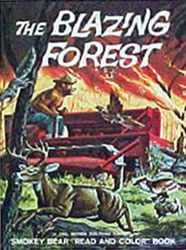 Smokey Bear Blazing Forest