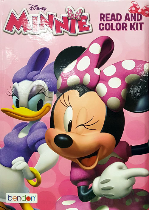 Minnie Mouse Read and Color Kit