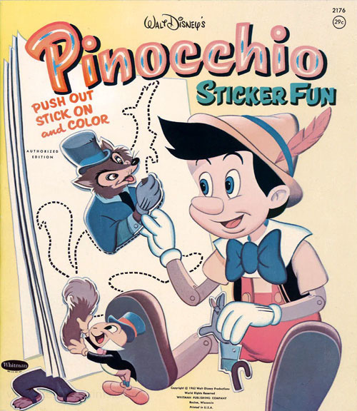 Pinocchio, Disney's Sticker Fun