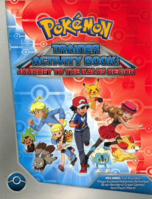 Pokemon Trainer Activity Book: Journey to the Kalos Region