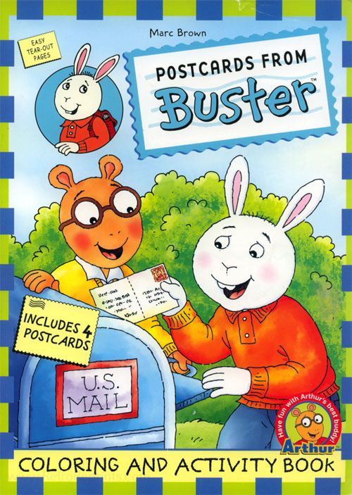 Postcards from Buster Coloring & Activity Book Coloring Books at