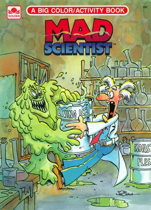 Mad Scientist Coloring & Activity Book