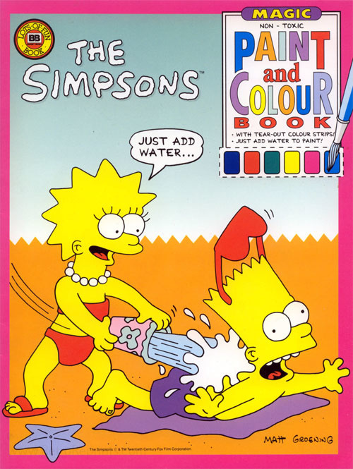 Simpsons, The Paint and Colour Book