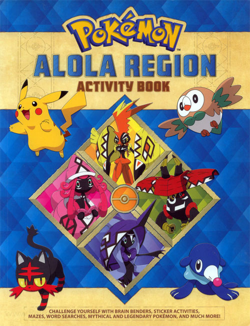 Pokemon Alola Region Activity Book