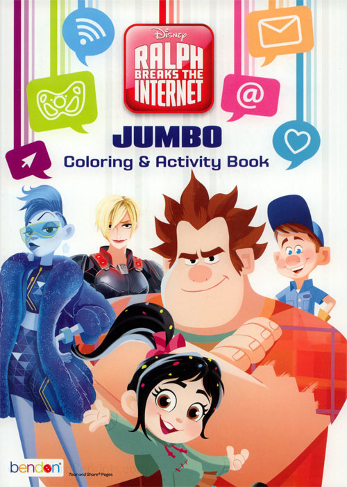 Wreck-It Ralph 2: Ralph Breaks the Internet Coloring and Activity Book