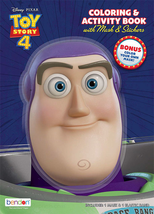 Toy Story 4 Coloring and Activity Book