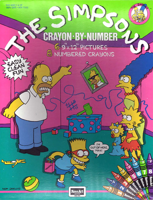 Simpsons, The Crayon By Number