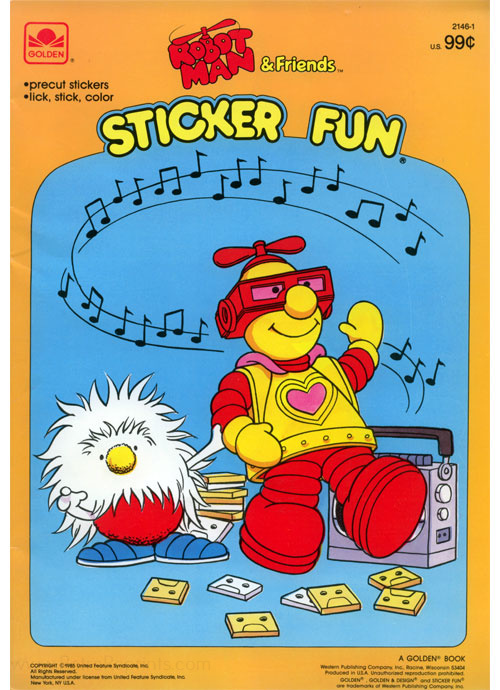 Robotman & Friends Sticker Fun
