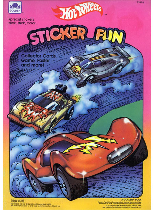 Hot Wheels Sticker Fun