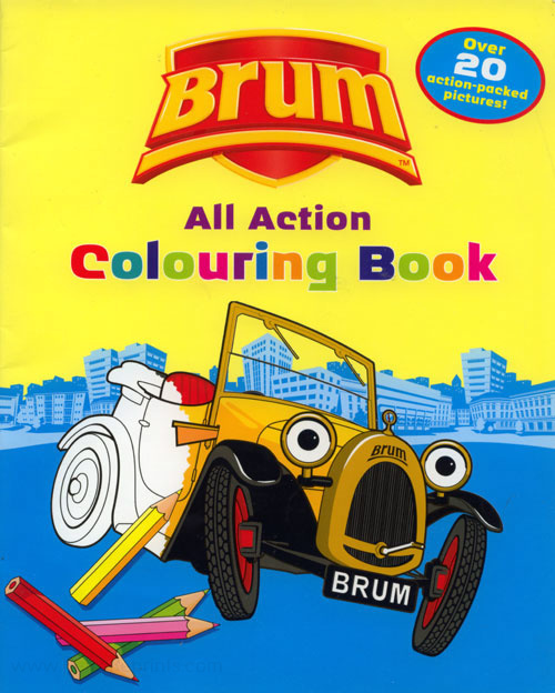 Brum All Action Colouring Book