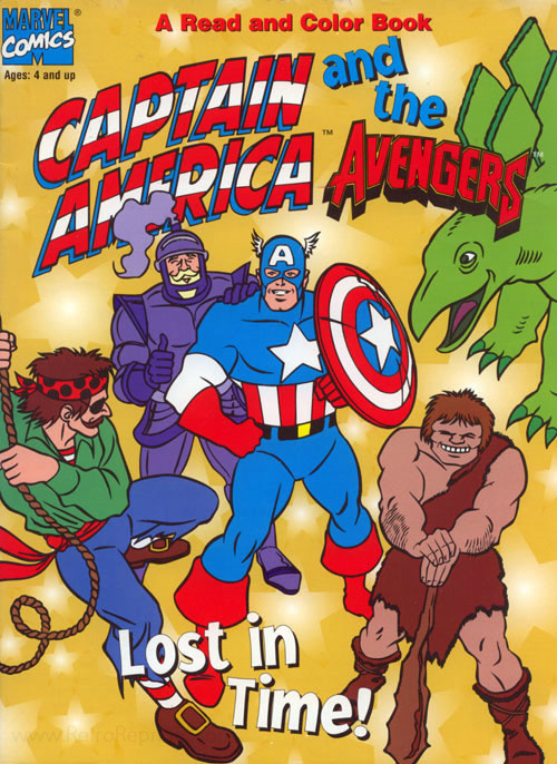 Marvel Super Heroes Color and Read: Lost in Time!