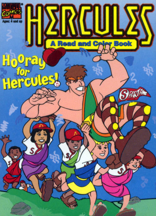 Marvel Super Heroes Color and Read: Hooray for Hercules!