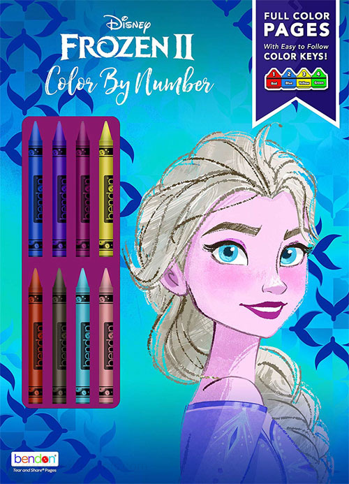 Frozen 2, Disney Color By Number