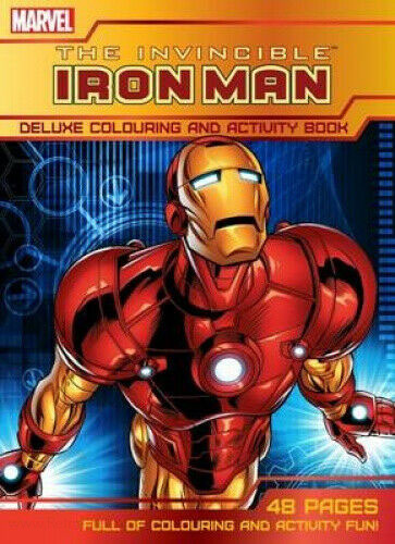 Iron Man Coloring & Activity Book