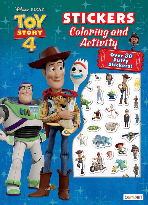 Toy Story 4 Coloring & Activity Book
