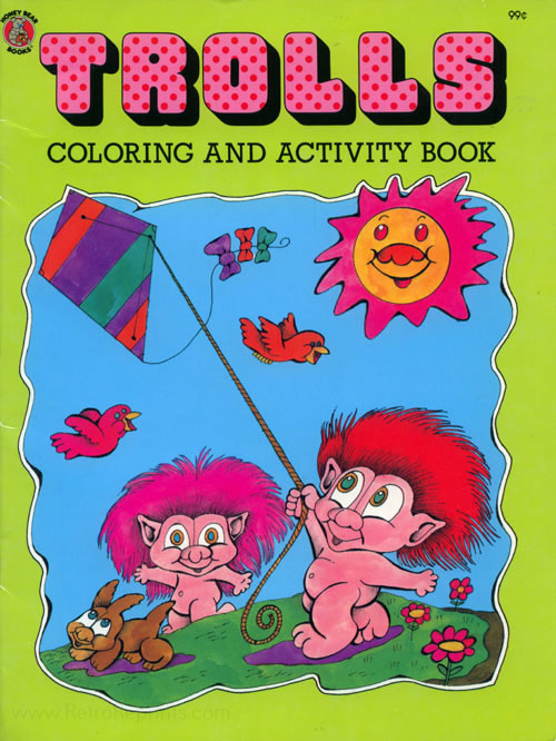 Trolls Coloring and Activity Book