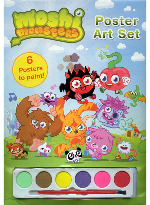 Moshi Monsters Poster Art Set