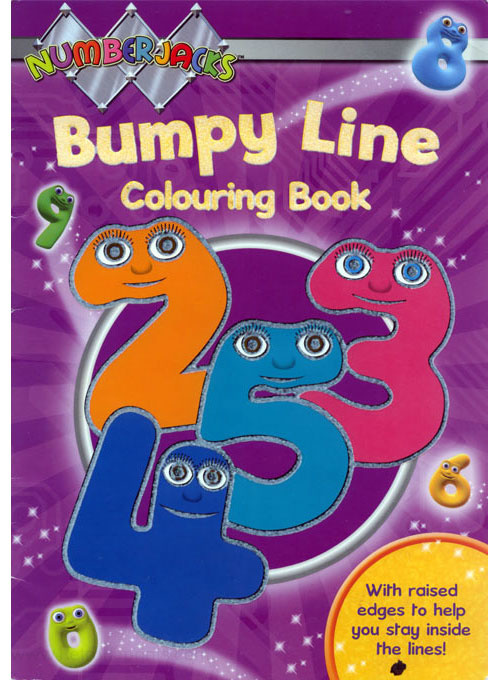 Numberjacks Bumpy Line Coloring Book