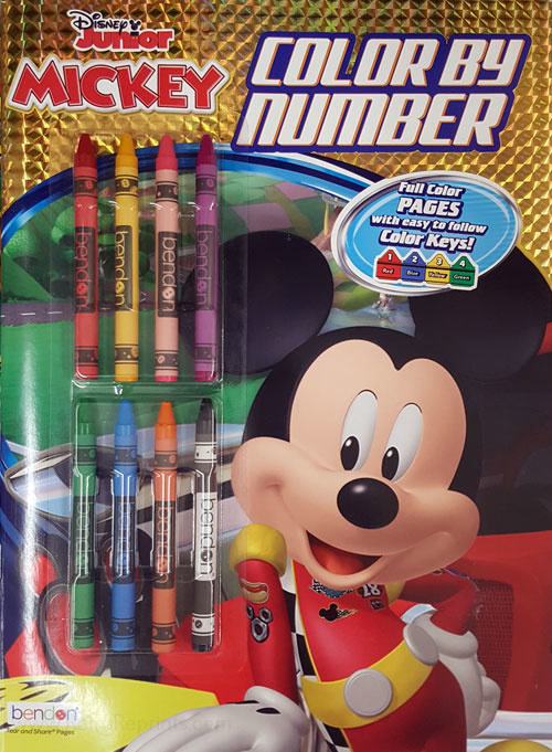 Mickey and the Roadster Racers Color By Number