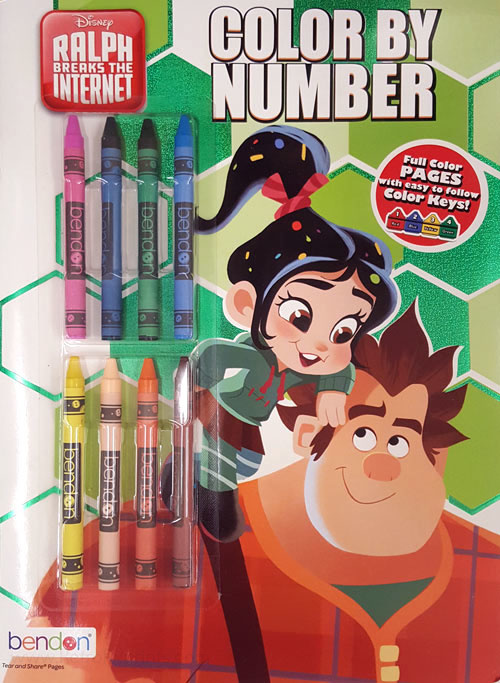 Wreck-It Ralph 2: Ralph Breaks the Internet Color By Number