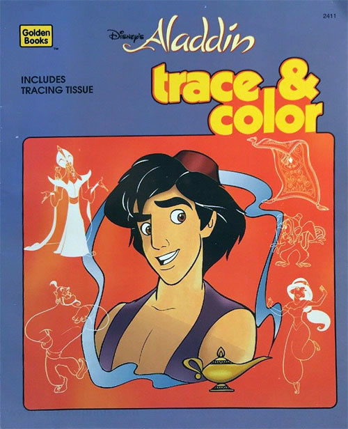 Aladdin, Disney's Trace & Color